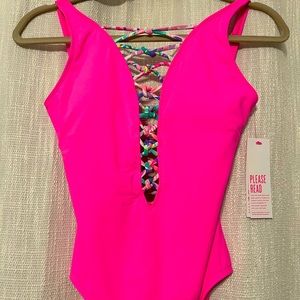 Lilly Pulitzer isle lattice one piece